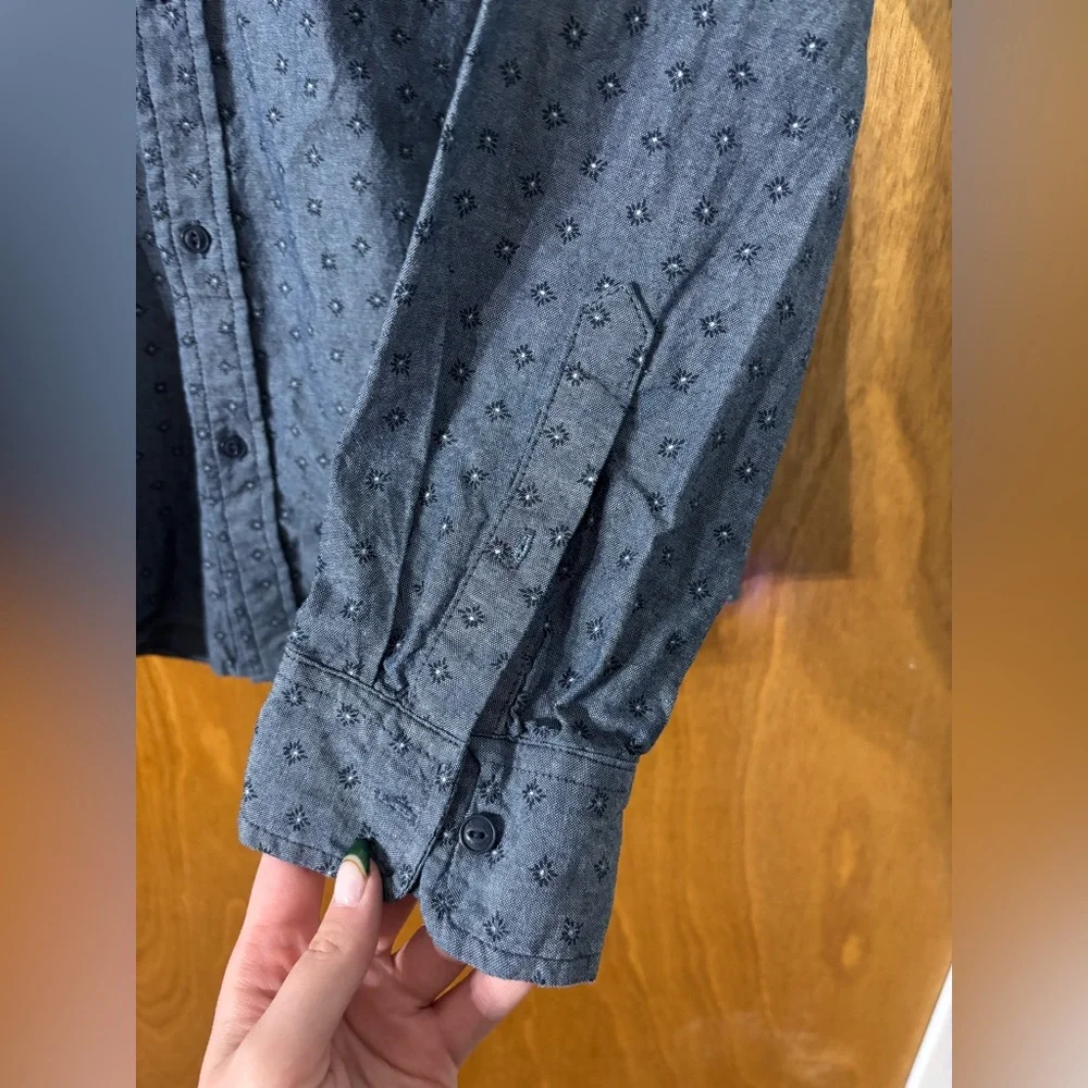 Levi's Blue Patterned Casual Shirt